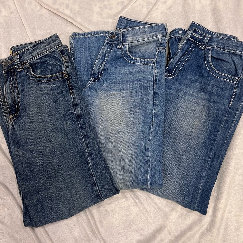 3 Pair Lot - Wrangler 20X Jeans Boys size 14